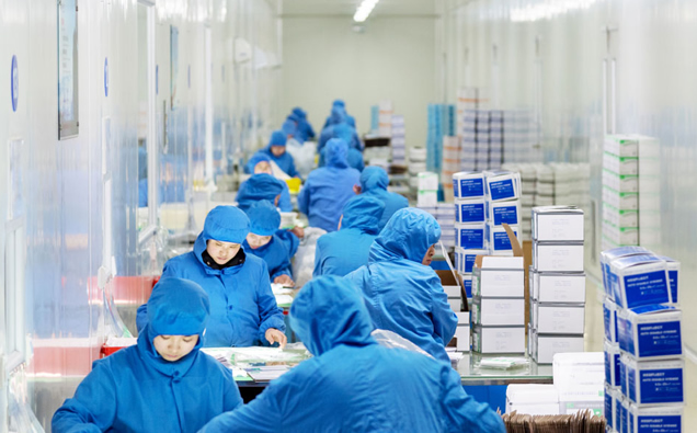 安徽天康医疗科技股份有限公司生产车间 安徽天康医疗科技股份有限公司生产车间